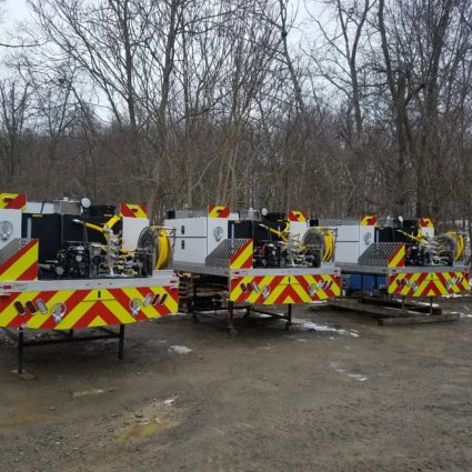fleet of firefighting brush trucks (IATs)