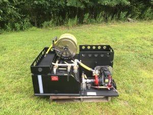 L-Type with custom poly storage basket and lashing loops
